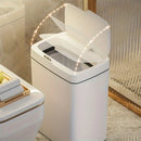 Lixeira inteligente para banheiro ou cozinha  - 12Litros - com sensor de proximidade ou vibração - abertura automática, sem necessidade de toque.