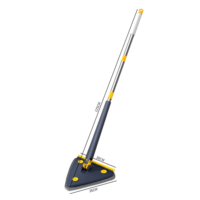 Mopp Esfregão Triângulo Mop Ajustável Giratória 360°