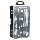 Conjunto de chaves de fenda de metal 135 em 1 com bits magnéticos Torx, ferramentas multifuncionais, estojo de ferramentas manuais para reparo de celular, PC