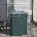 Lixeira inteligente para banheiro ou cozinha  - 15Litros - com sensor de proximidade ou vibração - abertura automática, sem necessidade de toque.