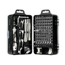 Conjunto de chaves de fenda de metal 135 em 1 com bits magnéticos Torx, ferramentas multifuncionais, estojo de ferramentas manuais para reparo de celular, PC