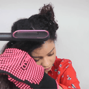 Escova Alisadora 5 em 1 - Alisa, Seca, Hidrata, Modela e Anti-frizz - Bivolt